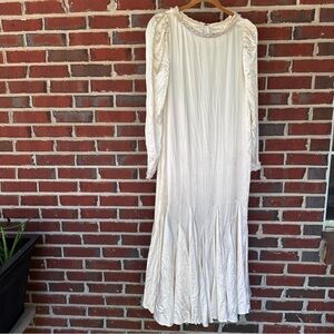 VINTAGE Satin Wedding Dress